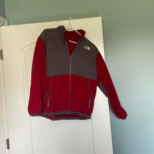Boys XL north face zip up fleece.